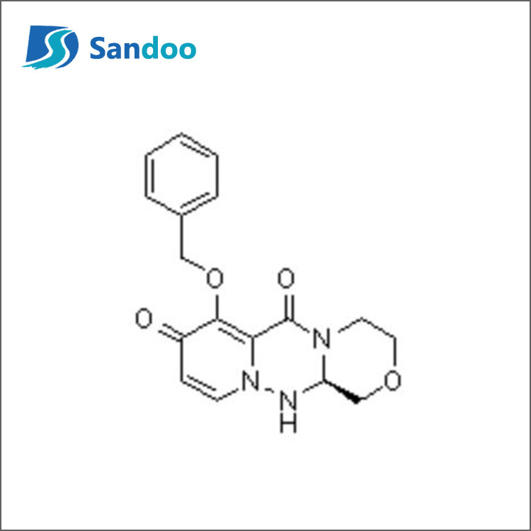 (12aR)-3,4,12,12a-Tetrahidro-7-(fenilmetoxi)-1H-[1,4]oxazino[3,4-c]pirido[2,1-f][1,2,4] triazin-6,8-dionă