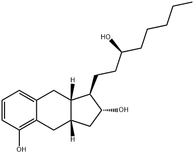 (1R,2R,3aS,9aS)-2,3,3a,4,9,9a-hexahidro-1-[(3S)-3-hidroxioctil]-1 H-benz[f]inden-2,5-diol