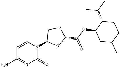 Acid (1R,2S,5R)-Mentil-(2R,5S)-5-(4-amino-2-oxo-2H-pirimidin-1-il)-[1,3]oxatiolan-2-carboxilic