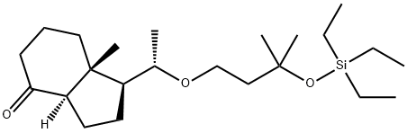 (1S,3aR,7aR)-7a-metil-1-((S)-1-(3-metil-3-((trietilsilil)oxi)butoxi)etil)hexahidro-1H-inden-4(2H)-onă