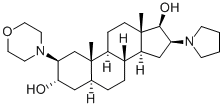 (2b,3a,5a,16b,17b)-2-(4-morfolinil)-16-(1-pirolidinil)androstan-3,17-diol