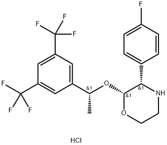 Clorhidrat de (2R,3S)-2-[(1R)-1-[3,5-bis(trifluormetil)fenil]etoxi]-3-(4-fluorofenil)morfolină