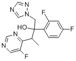 (2R,3S/2S,3R)-2-(2,4-difluorfenil)-3-(5-fluorpirimidin-4-il)-1-(1 H-1,2,4-triazol-1-il)butan -2-ol