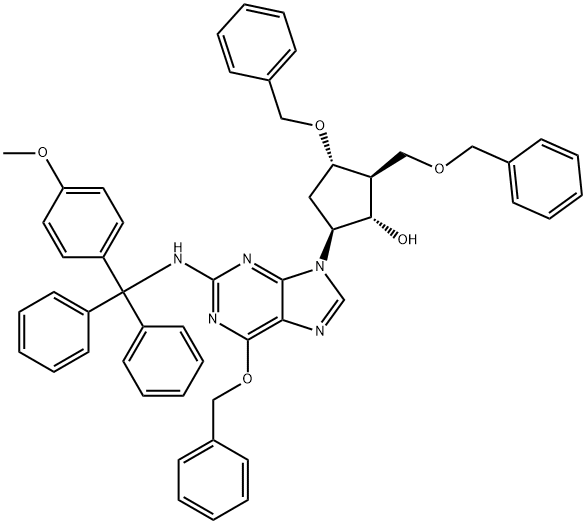 (2R,3S,5S)-3-(Benziloxi)-5-[2-[[(4-metoxifenil)difenilmetil]amino]-6-(fenilmetoxi)-9H-purin-9-il]-2-(benziloximetil )ciclopentanol