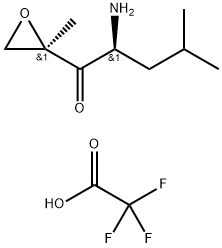trifluoracetat de (2S)-2-amino-4-metil-1-((2R)-2-metiloxiranil)-1-pentanonă