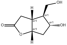 (3aR,4S,5R,6aS)-hexahidro-5-hidroxi-4-(hidroximetil)-2H-ciclopenta[b]furan-2-onă