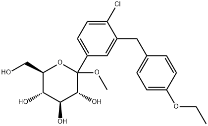 (3R,4R,5R,6S)-2-(acetoximetil)-6-(4-clor-3-(4-etoxibenzil)fenil)tetrahidro-2H-piran-3,4,5-triil triacetat