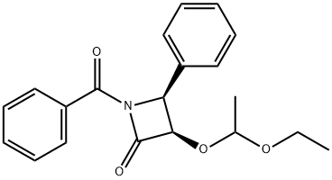 (3R,4S)-1-benzoil-3-(1-etoxietoxi)-4-fenil-2-azetidinonă
