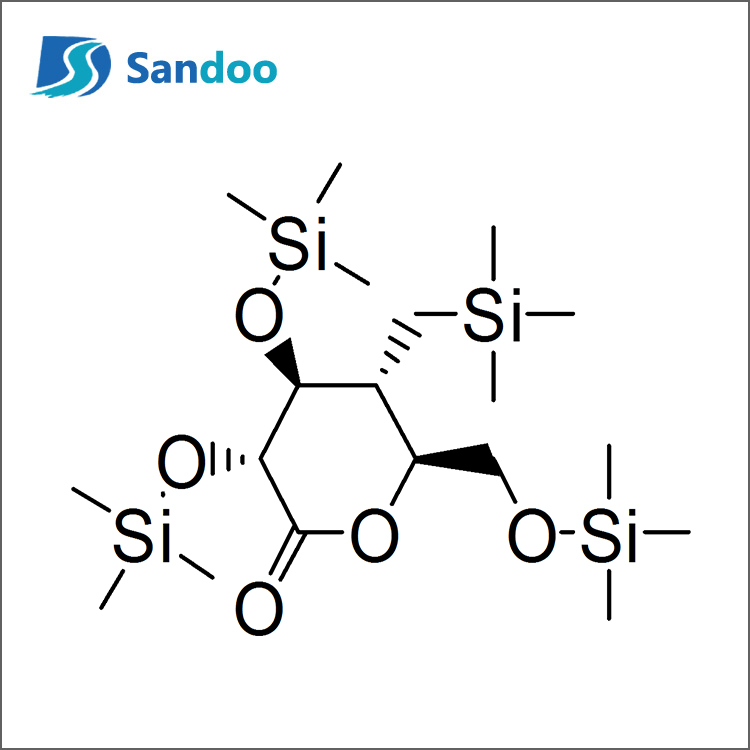 (3R,4S,5R,6R)-3,4,5-Tris(Trimetilsililoxi)-6-(Trimetilsililoxi)metil)tetrahidro-2H-piran-2-One