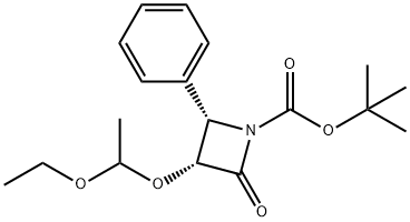 3-(1-etoxietoxi)-2-oxo-4-fenilazetidin-1-carboxilat de (3R,4S)-tert-butil