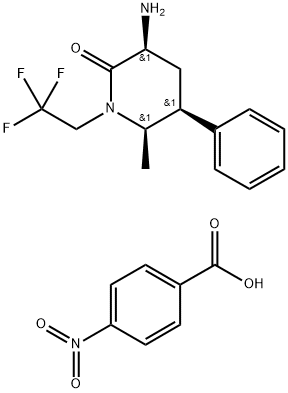 4-nitrobenzoat de (3S,5S,6R)-6-metil-2-oxo-5-fenil-1-(2,2,2-trifluoretil)piperidin-3-aminiu