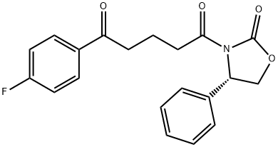(4S)-3-[5-(4-fluorfenil)-1,5-dioxopenil]-4-fenil-2-oxazolidinonă