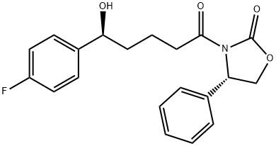 (4S)-3-[(5R)-5-(4-FLUOROFENIL)-5-HIDROXIPENTANOIL]-4-FENIL-1,3-OXAZOLIDIN-2-ONĂ