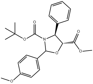 (4S,5R)-3-tert-butoxicarboni-2-(4-anis)-4-fenil-5-oxazolidincarboxilat