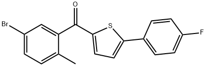 (5-broMo-2-metilfenil)(5-(4-fluorfenil)tiofen-2-il)metanonă