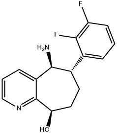 (5S,6S,9R)-5-amino-6-(2,3-difluorfenil)-6,7,8,9-tetrahidro-5H-ciclohepta[b]piridin-9-ol