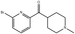 (6-broMopiridin-2-il)(1-metilpiperidin-4-il)metanonă