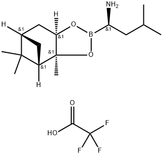 (aR,3aS,4S,6S,7aR)-hexahidro-3a,8,8-trimetil-alfa-(2-metilpropil)-4,6-metan-1,3,2-benzodioxaborol-2-metanamină 2,2 ,2-trifluoracetat