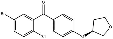 (S)-(5-broMo-2-clorofenil)(4-(tetrahidrofuran-3-iloxi)fenil)metanonă