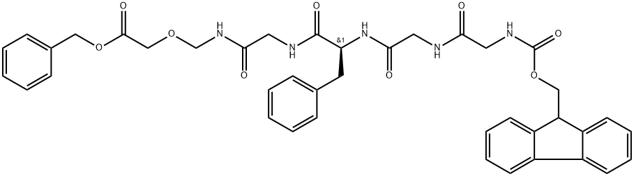 (S)-benzil 11-benzil-1-(9H-fluoren-9-il)-3,6,9,12,15-pentaoxo-2,18-dioxa-4,7,10,13,16-pentaazaicosan -20-oat