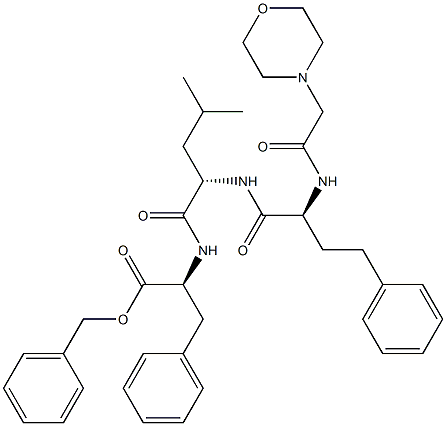 2-((S)-4-metil-2-((S)-2-(2-morfo linoacetamido)-4-fenilbutanamido)pentanamido)-3-fenilpropanoat de (S)-benzil