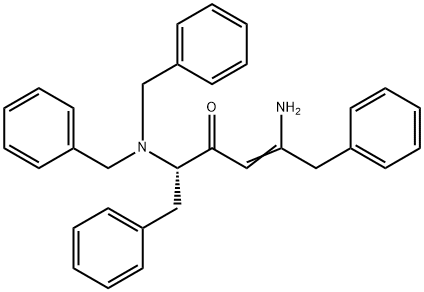 (S,Z)-5-amino-2-(dibenzilamino)-1,6-difenilhex-4-en-3-onă