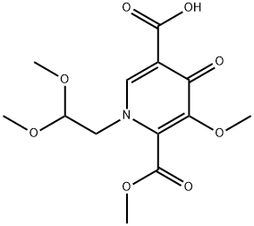Acid 1-(2,2-dimetoxietil)-5-metoxi-6-(metoxicarbonil)-4-oxo-1,4-dihidropiridin-3-carboxilic