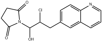 1-[2-Clor-1-hidroxi-3-(6-chinolinil)propil]-2,5-pirolidindionă