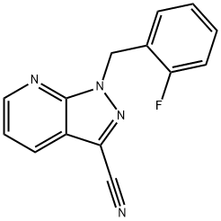 1-(2-fluorbenzil)-1H-pirazolo[3,4-b]piridin-3-carbonitril