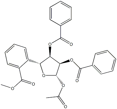 1-acetil-2,3,5-tribenzamidă-D-riboză
