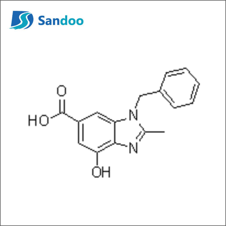 Acid 1-benzil-4-hidroxi-2-metil-1H-benzo[d]imidazol-6-carboxilic