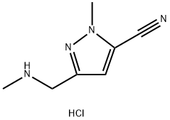 Clorhidrat de 1-metil-3-((metilamino)metil)-1H-pirazol-5-carbonitril