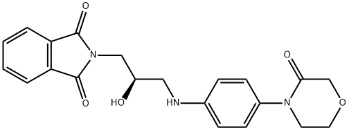 1H-ISOINDOL-1,3(2H)-DIONĂ, 2-[(2R)-2-HIDROXI-3-[[4-(3-OXO-4-MORFOLINIL)FENIL]AMINO]PROPIL]-