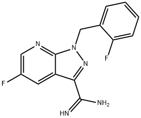 1H-pirazolo[3,4-b]piridin-3-carboximidamidă, 5-fluor-1-[(2-fluorfenil)metil]-