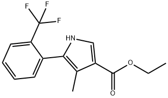 Ester etilic al acidului 1H-pirol-3-carboxilic, 4-metil-5-[2-(trifluormetil)fenil]-