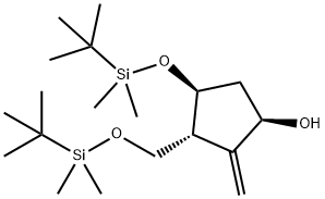 1R(3R,4S)-4-(tert-butildimetilsililoxi)-3-￡¨￡¨tert-butildimetilsililoxi)metil)-2-metilenciclopentanol