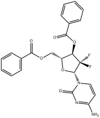 2',2'-difluor-2'-deoxicitidin-3',5'-dibenzoat