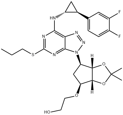 2-[[(3aR,4S,6R,6aS)-6-[7-[[(1R,2S)-2-(3,4-difluorfenil)ciclopropil]aMino]-5-(propiltio)-3H