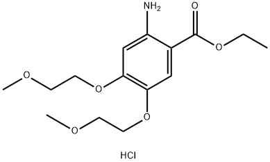 Clorhidrat de ester etilic al acidului 2-amino-4,5-bis(2-metoxietoxi)benzoic
