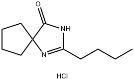 Clorhidrat de 2-butil-4-spirociclopentan-2-imidazolin-5-onă