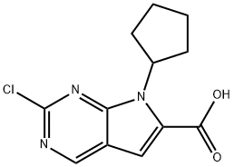 Acid 2-clor-7-ciclopentil-7H-pirolo[2,3-d]piriMidin-6-carboxilic