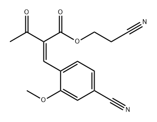 2-(4-ciano-2-metoxibenziliden)-3-oxobutanoat de 2-cianoetil