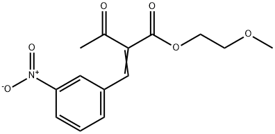 2-[(3-nitrofenil)metilen]acetoacetat de 2-metoxietil
