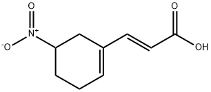 Acid 2-propenoic, 3-(5-nitro-1-ciclohexen-1-il)-, (2E)