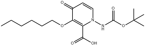 Acid 2-piridincarboxilic, 1-[[(1,1-dimetiletoxi)carbonil]amino]-3-(hexiloxi)-1,4-dihidro-4-oxo-