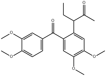 3-[2-(3,4-dimetoxibenzoil)-4,5-dimetoxifenil]pentan-2-onă