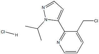 Clorhidrat de 3-(clormetil)-2-(1-izopropil-1 H-pirazol-5-il)piridină