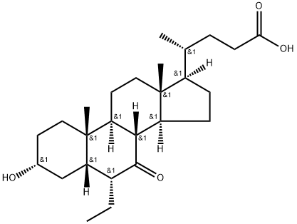 acid 3α-hidroxi-6-etil-7-ceto-5β-colan-24-oic