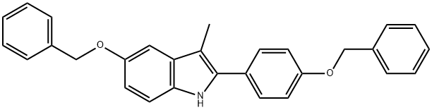 3-metil-5-(fenilmetoxi)-2-[4-(fenilmetoxi)fenil]-1 H-indol