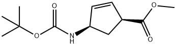 ESTER METILIC ACIDULUI 4-[[(1,1-DIMETILETOXI)CARBONIL]AMINO]-2-CICLOPENTEN-1-CARBOXILIC